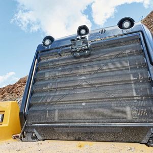 Überwachung des Rückraums eines Radladers zur Kollisionsvermeidung mit dem Visionary AI-Assist von Sick.(Bild:  Sick)