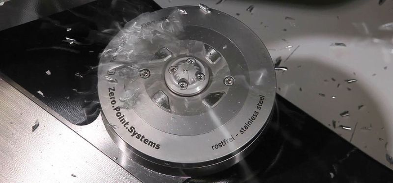 Bild 3: Das Spannmodul Turbine sorgt für zuverlässiges Spannen von Werkstücken oder Vorrichtungen auch im automatisierten, mannlosen Betrieb. Bild: AMF (Archiv: Vogel Business Media)