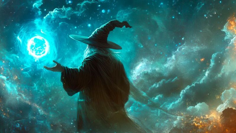 Merlin gilt als eine großer und zugleich als der letzte Magier Großbritanniens; die Figur ist Teil des Artuszyklus und nun die Bezeichnung für ein Framework, das photonisches Maschinelles Lernen im Quantenbereich erlaubt bezihungsweise mit dem sich die Leistungsfähigkeit hybrider quanten-klassischer Algorithmen direkt in  KI-Modelle integrieren lässt. (Bild: ©  Sanych - stock.adobe.com / KI-generiert)