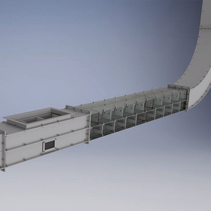 Z-Conveyor zum rückstandsfreien Entleeren von feinen und federleichten, pulverförmigen Produkten
