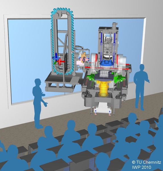 An der TU Chemnitz werden VR-Modelle auch für die Lehre genutzt. (Bild: TU Chemnitz)