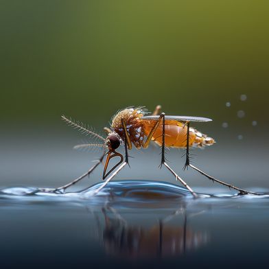 Malaria ist eine Infektionskrankheit, die durch einzellige Parasiten der Gattung Plasmodium verursacht wird.   Die Übertragung erfolgt durch weibliche Stechmücken der Art Anopheles. (Symbolbild) (Bild: © nugroho – stock.adobe.com)