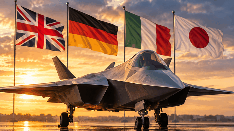 Germany could become the fourth partner in the GCAP next-generation fighter programme. (Picture:  AI generated)
