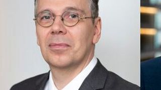 BV-Med-Geschäftsführer Möll (l.) fordert Gesundheitsminister Lauterbach auf, sich aktiv zum Thema MDR auf der EPSCO-Sitzung einzubringen. (Bilder: BV-Med/Darius Ramazani u. BMG/Thomas Ecke)