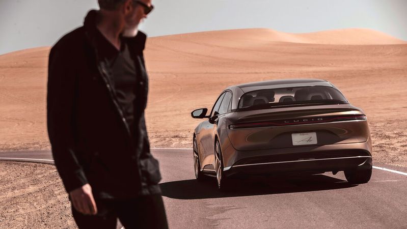 In wenigen Monaten soll der Lucid Air in den USA starten – allerdings in der ziemlich teuren Dream Edition(Bild:  Lucid)