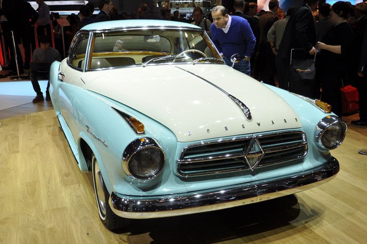 Ein neues Auto gab es noch nicht zu sehen. Dafür hatte Borgward einen Klassiker dabei: die Isabella. (Foto: Wehner)