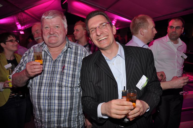 Alfred Geissler (l.), Geissler Datentechnik, und Torsten Seiferth, M10-Solutions (Archiv: Vogel Business Media)