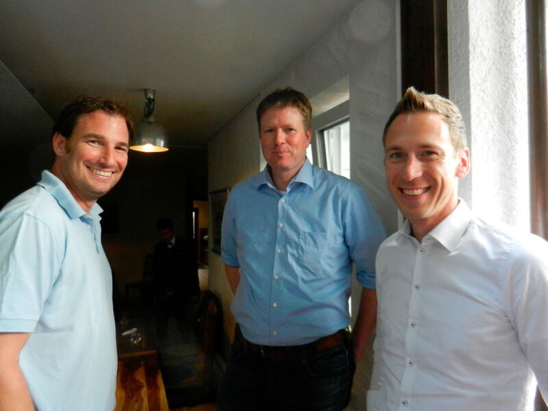 Von links: Alwin Gerber (Pension Solutions Group), Ulli Ehlhard (CACEIS), Andreas Gärtner (MAN SE). (Rainer Korda)