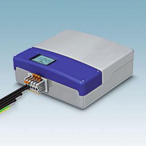 Bild 1: Die PLW 16 ist eine kostengünstige, schnell zu installierende, selbst erklärende und sichere Schnittstelle vom Inneren der Betriebsmittel an die Außenwelt. Durch die feste Installation in der Gehäusewand hat sie auch bei großen Querschnitten eine kompakte Bauform.