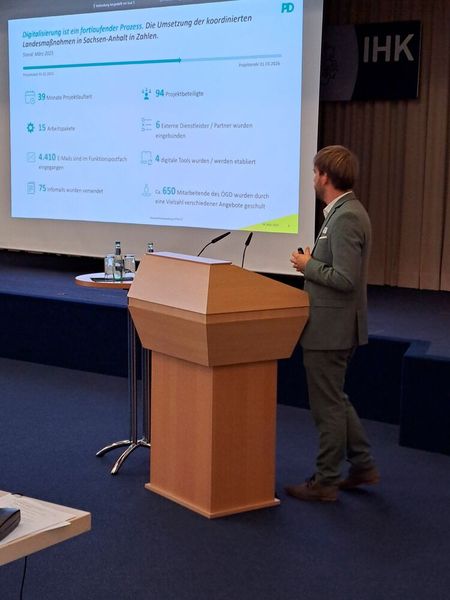 Präsentiert wurden Projekte zur Modernisierung des Öffentlichen Gesundheitsdienstes... (©Ministerium für Arbeit, Soziales, Gesundheit und Gleichstellung Sachsen-Anhalt)