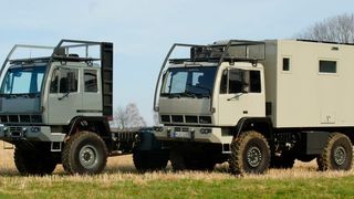 Ein Steyr 12M18 dient Offroad-Fan Stefan Pfeifer als Basis für das wahrscheinlich ultimative Globetrotter-Mobil. (Benjamin Bessinger/SP-X)