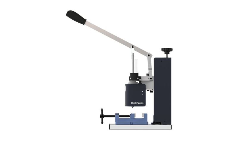Ansicht einer HoliPress von HoliMaker für den manuellen Spritzguss. (Bild: HoliMaker)