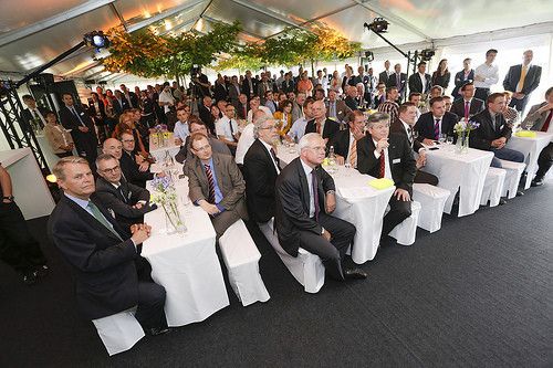 Bilder der Einweihungsfeiher des neuen GuD-Kraftwerks in Hürth-Knapsack. (Bild: Statkraft)