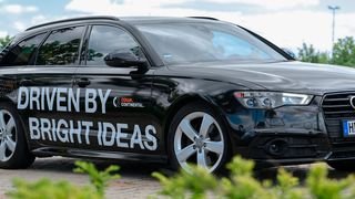 Das Joint-Venture Osram Continental hat einen Frontscheinwerfer mit Matrix-LED-Technik und Laserfernlicht entwickelt. (Marcus Prell/Continental)