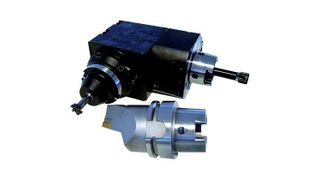 Bild 1: Stehendes und angetriebenes Werkzeug auf HSK-T-Basis. Bild: Mimatic (Archiv: Vogel Business Media)