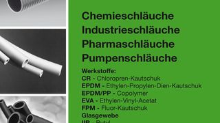Reichelt Chemietechnik stellt im neuen Handbuch ein breites Spektrum an Schläuchen für fast jede Aufgabenstellung im Labor, Technikum und Betrieb vor. (Bild: Reichelt)