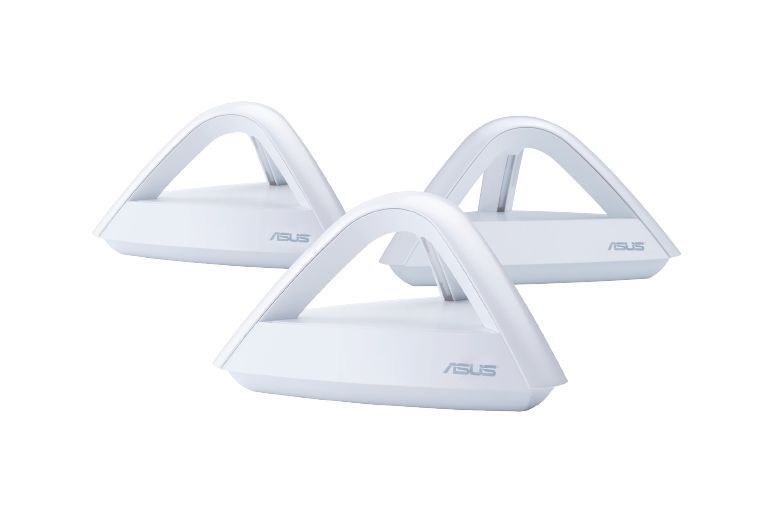 Mit dem Lyra Trio stellt Asus auf der CES ein neues WLAN-Mesh-System vor. (Asus)