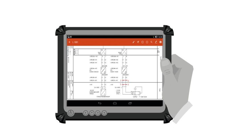 Changes – systematic and traceable thanks to the redlining palette (Rösberg)