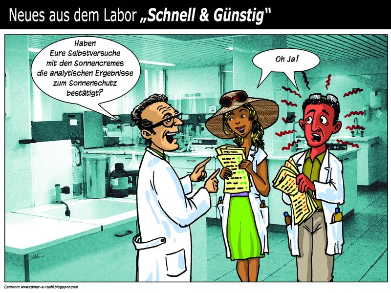 Übersicht unserer Bildergalerien (Comic: www.rainer-e-ruehl.blogspot.com) (Bild: LABORPRAXIS/Rühl)
