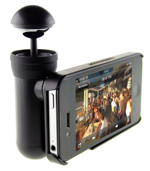 Mit dem Bubblescope können 360-Grad-Fotos geschossen werden. Bei www.yellowoctopus.com.au kostet das Gadget 89,95 Dollar. (www.yellowoctopus.com.au)