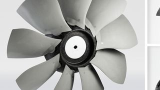 Axiallüfter-Naben sind kreisrunde Elemente, die auf Achsen oder Scheiben aufgeschoben werden und so die Drehbewegung auf die Lüfterflügel übertragen. Lüfterräder kommen in der Ventilation zum Einsatz, beispielsweise in Tunnellüftungen, Motorenkühlungen und Klimaanlagen. (Bild: BASF)