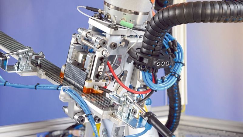 Beim Fügen der gekrümmten Kalotten-Segmente kommt hochmoderne Schweißtechnologie zum Einsatz. (DLR)