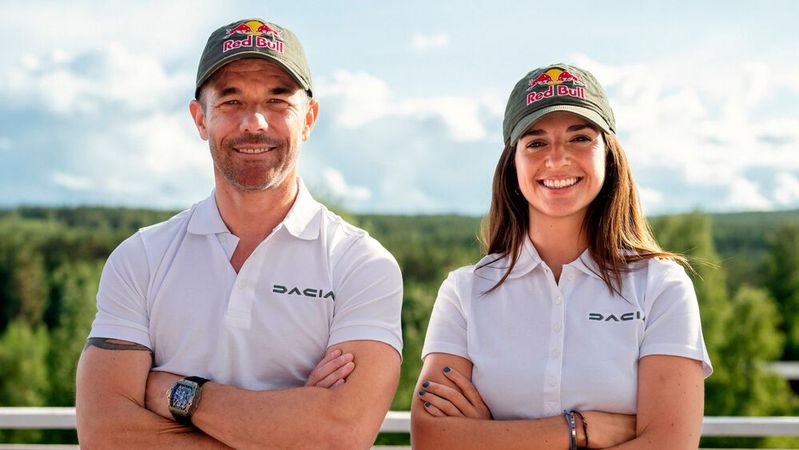 Sébastien Loeb und Cristina Gutierrez treten für Dacia ab 2025 bei der Rallye Dakar an.(Bild:  Dacia)