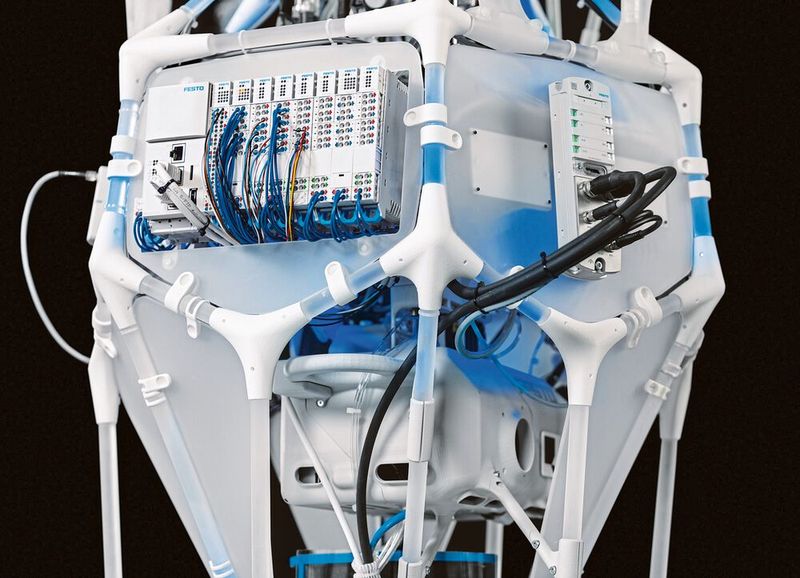 Automatisierungssystem CPX-E: Steuerung sämtlicher Vorgänge im Behälter und Kommunikation in die Cloud.  (Bild: RM)