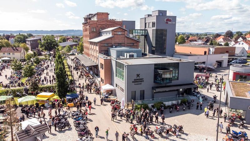 Kürzlich feierte der PS.Speicher sein zehnjähriges Jubiläum – und Ende August auch wieder seinen Bikertag.(Bild:  PS.Speicher)
