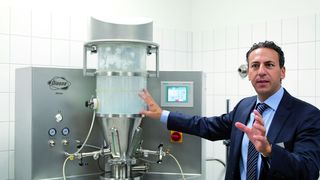 Der Minilab XP Wirbelschichtprozessor ist für Laboranwendungen konzipiert.  (Bild: Diosna)