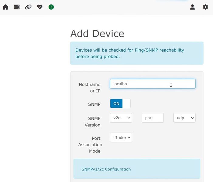 LibreNMS kann Daten per SNMP einlesen. (Bild: Joos - Individual LibreNMS contributors)