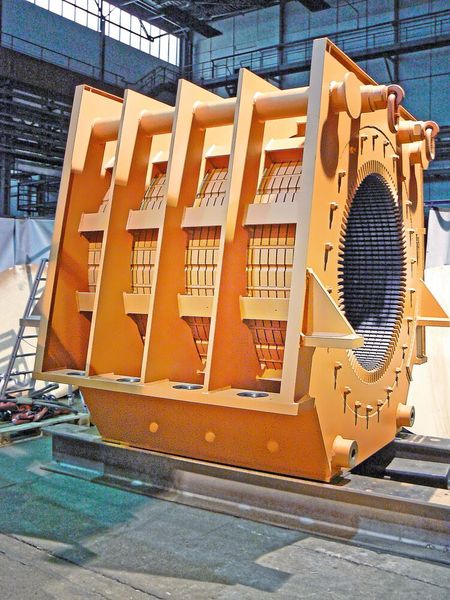 Die einzelnen Bauteile bringen oft viele Tonnen auf die Waage. (Bild: IAA)