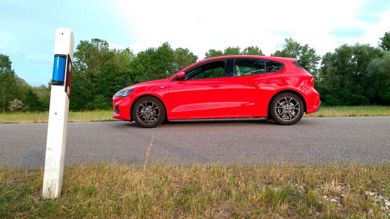Ford hat im April 2018 den neuen Focus vorgestellt. Wir haben die Variante „ST Line“ mit dem 120 PS starken Dieselmotor getestet. (Bild: Thomas Günnel/Automobil Industrie)