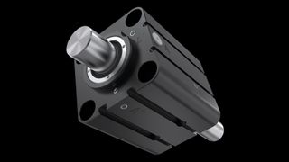 Pneumatikzylinder bremsen: Mit der Sicherheitszertifizierung nach DIN EN ISO 13849-1/-2 sind die Klemm- und Bremselemente der CBPS-Serie von Zimmer für sicherheitsrelevante Anwendungen geeignet. (Bild: Zimmer)