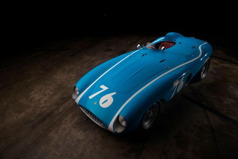 Platz 10: Ferrari 121 LM Spider (1955) für 5.72 Millionen Dollar (4.867 Mio. Euro). (Darin Schnabel ©2017 Courtesy of RM Sotheby's)
