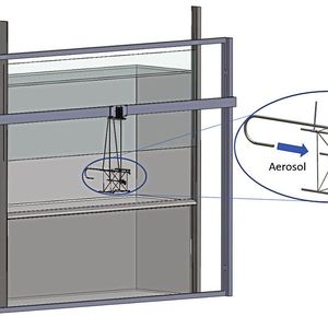Abb.4: Schematischer Aufbau des Partikelprüfverfahrens(Bild:  HS Esslingen)