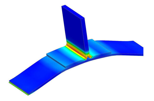 NX Laminate Composites supports the new NX CAE environment for the LMS Samcef Solver, to create cohesive layers between extruded plies to model delamination. (Bild: Siemens PLM)