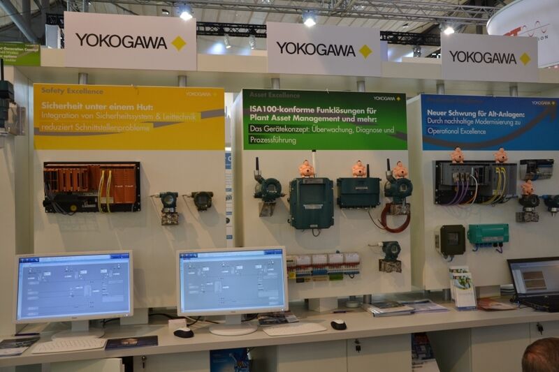...Yokogawa auch neue Produkte zum Thema Sicherheitstechnik, Wireless Plant Asset Management, und Produktionsoptimierung vorstellt.  (Bild: Jablonski/PROCESS)