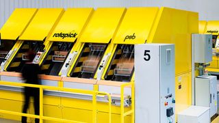 Rotapick Hochleistungs-Kommissioniersystem für bis zu 1000 Picks pro Stunde. (PSB Intralogistics)