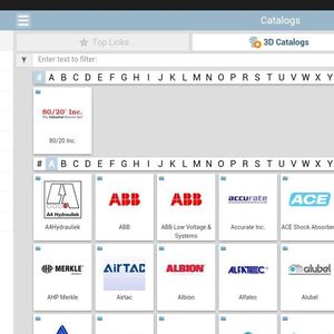 Die neue Partcommunity-3D-CAD-Modelle-App ermöglicht die automatische Suche nach dem gewünschten Teil über alle verfügbaren Kataloge hinweg.
