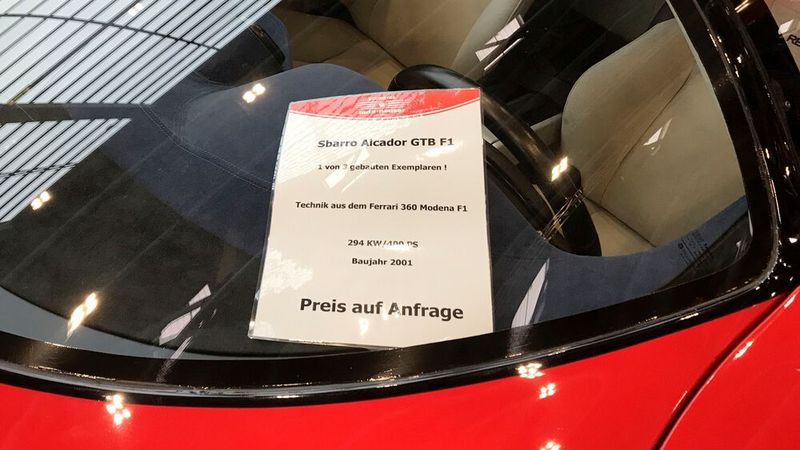... Sbarro, von dem nur drei Exemplare gebaut wurden. (Bild: Rosenow – »kfz-betrieb«)