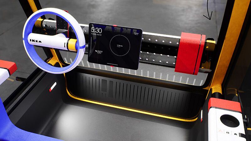 Das Armaturenbrett ist minimalistisch gestaltet. (Bild: Ryan Schlotthauer)