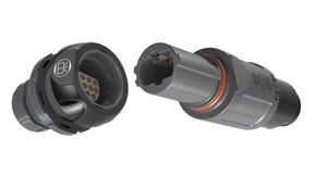 Die aus FDA-zertifiziertem PPSU gefertigten Redel-SP-IP68-Steckverbinder sind leicht und dennoch extrem robust. (Bild: Lemo)