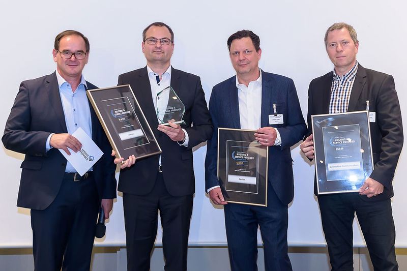 Die Gewinner in der Kategorie „Colocation / Rechenzentrum XXL“ sind Interxion (Platin), Equinix (Gold) und CenturyLink Communications (Silber). (Bild: Marko’s Photography / Marko Kovic)