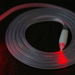 Die Abbildung zeigt ein Toslink-Glasfaserkabel.