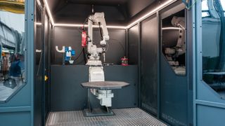 Empa-Forschende wollen beschädigte Brücken und andere Stahlkonstruktionen mithilfe des 3D-Metalldrucks reparieren. (Bild: Empa)
