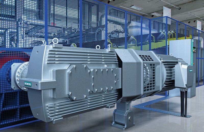 Bild 1: Das „Integrated Drive System“ (IDS) ermöglicht es durch seine ganzheitliche Betrachtung des Antriebsstrangs, die Energieeffizienzpotenziale auszuschöpfen. (Bild: Siemens)