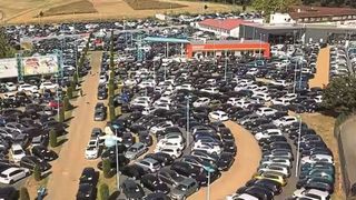 Das Firmengelände des Autohauses Potthoff erstreckt sich auf über 100.000 Qua- 
dratmetern. (Bild: Potthoff)