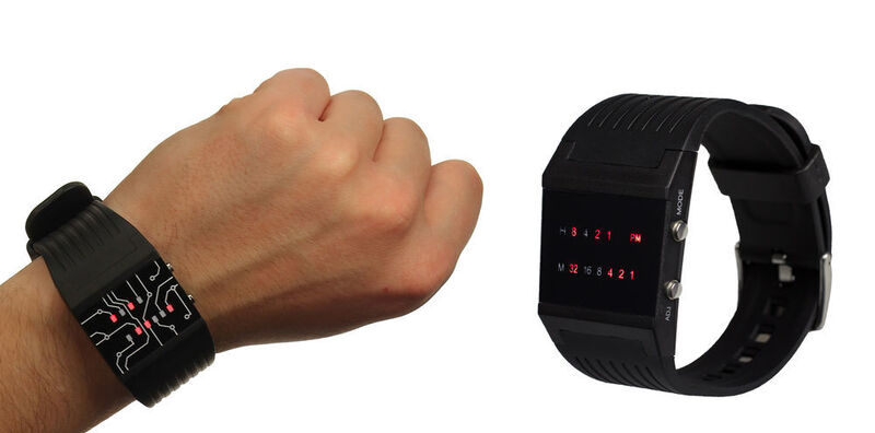 Analoge Uhren sind langweilig, digitale sind out? Für wahre Computerfreaks gibt es dafür die binäre Armbanduhr. (Get Digital)