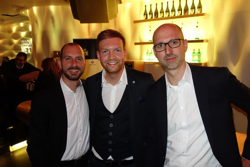 (v. l.) Steffen Rutsch und Manuel Gerres, Deutsche Bahn, und Stephan Zimprich, Fieldfisher/eco (Bild: IT-BUSINESS)